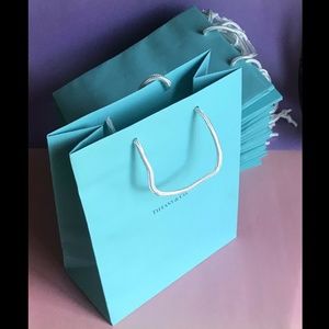 24 Authentic Tiffany & Co Gift Bags • 8"X10" • NEW